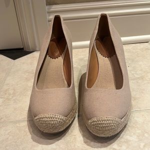 Jcrew nude wedges